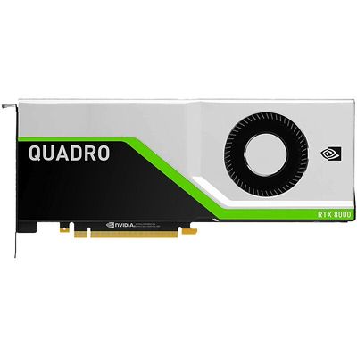RTX8000 Carte graphique avancée 12nm Processus de puce et sorties DisplayPort pour supérieur