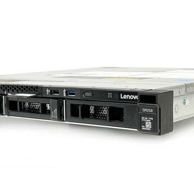 Lenovo Thinkserver SR258 Serveur rack de niveau d'entrée 1U avec Intel Xeon E2224 et 16G de RAM