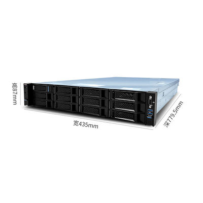 Intel Xeon Gold 6133*2 8G*8 RAM 240G*2 SSD 4T*8 SATA 800W*2 Serveur graphique rack 2U