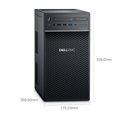 Dell T40 Serveur à tour à canal unique Xeon G6400 8 Go 1 TB SATA DVDRW Disque dur d'entrée