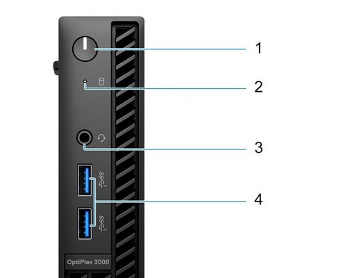 Puissant ordinateur de bureau micro Dell Optiplex MFF Intel B660 Chipset 8G DDR4 RAM 256G SSD