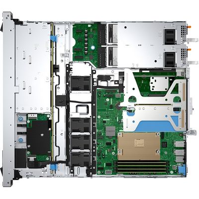 2024 Dell PowerEdge R360 Serveur 1U Rack 4 * 3,5 baies équipées de ventilateurs de redondance complète