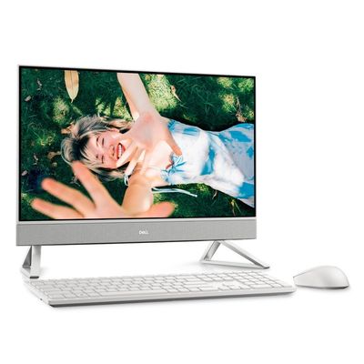 Dell Inspiron IN5415 23.8 &quot; AMD Ryzen R3-5425U 8 Go 256 Go SSD blanc tout en un ordinateur
