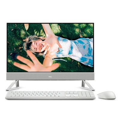 Dell Inspiron IN5415 23.8 &quot; AMD Ryzen R3-5425U 8 Go 256 Go SSD blanc tout en un ordinateur