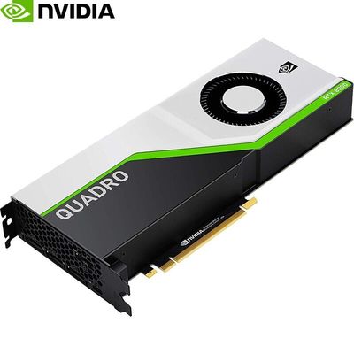 RTX8000 Carte graphique avancée 12nm Processus de puce et sorties DisplayPort pour supérieur