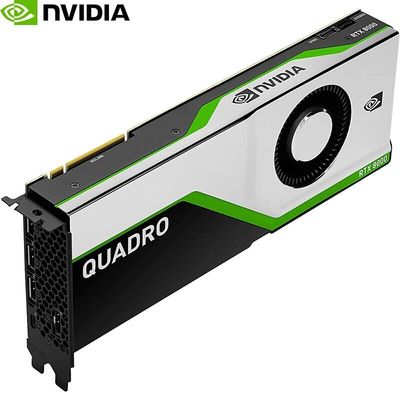RTX8000 Carte graphique avancée 12nm Processus de puce et sorties DisplayPort pour supérieur