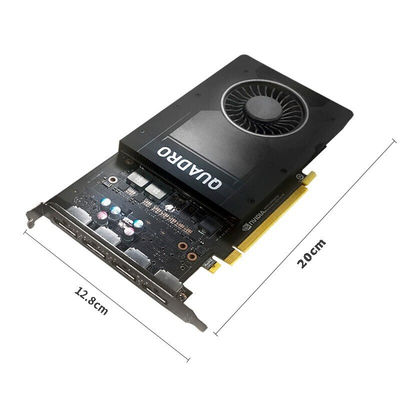 Carte graphique 5G GDDR5X 160 bit/200GBps Quadro P2200 pour la modélisation et le rendu professionnels