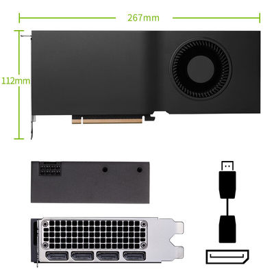 Carte graphique Nvidia A5000 24G GDDR6 RTX pour les améliorations des ordinateurs de poste de travail / serveur