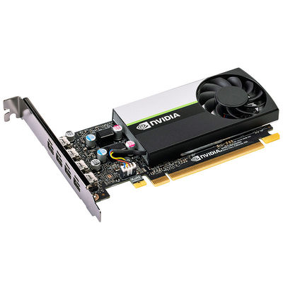 Type d'interface de sortie DP Carte vidéo NVIDIA T1000 8G GDDR6 pour graphiques PC professionnels