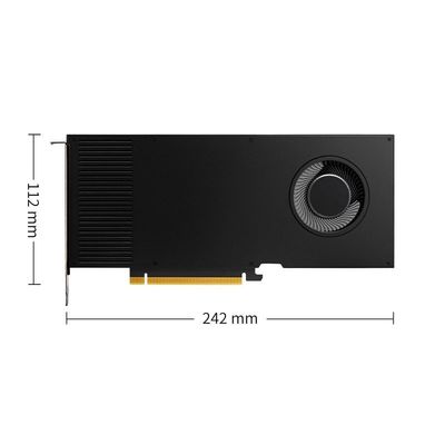 RTX A4000 16GB GPU Pièces informatiques Carte vidéo pour serveur PC Facteur de forme 4,4&quot; H x 9,5&quot; L