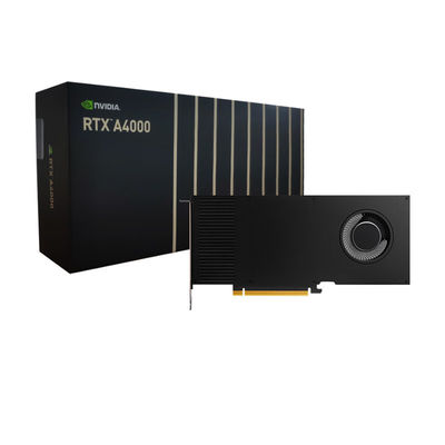 RTX A4000 16GB GPU Pièces informatiques Carte vidéo pour serveur PC Facteur de forme 4,4&quot; H x 9,5&quot; L